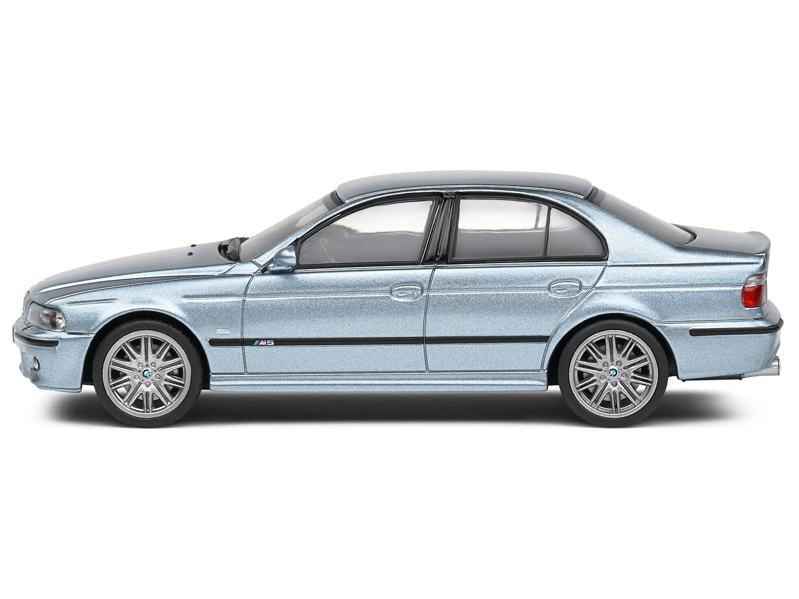2003 BMW E39 M5 Silver Water Blue Metallic 1/43 Diecast