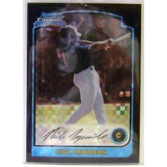 2003 Bowman Chrome X-Fractors #316 Nick Trzesniak MLB Baseball Trading Card