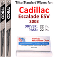 thumbnail image 1 of 2003 Cadillac Escalade ESV Wiper Blades (Set of 2), 1 of 3