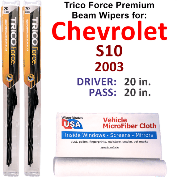 2003 Chevrolet S10 Performance Beam Wipers (Set of 2)