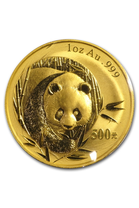 2003 China 1 oz Gold Panda BU (Sealed)
