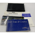 thumbnail image 1 of 2003 Chrysler Town & Country Owners Manual Handbook Set with Case OEM P04B33012, 1 of 10