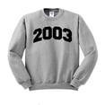 thumbnail image 1 of 2003 College Style Sweatshirt Unisex X-Large Grey, 1 of 5