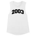 thumbnail image 1 of 2003 College Style Women's Muscle Tank X-Large White, 1 of 5