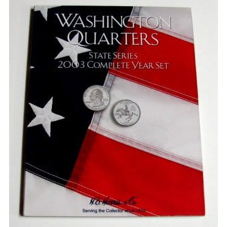 2003 Complete Year Washington State Quarters Coin Folder (D)
