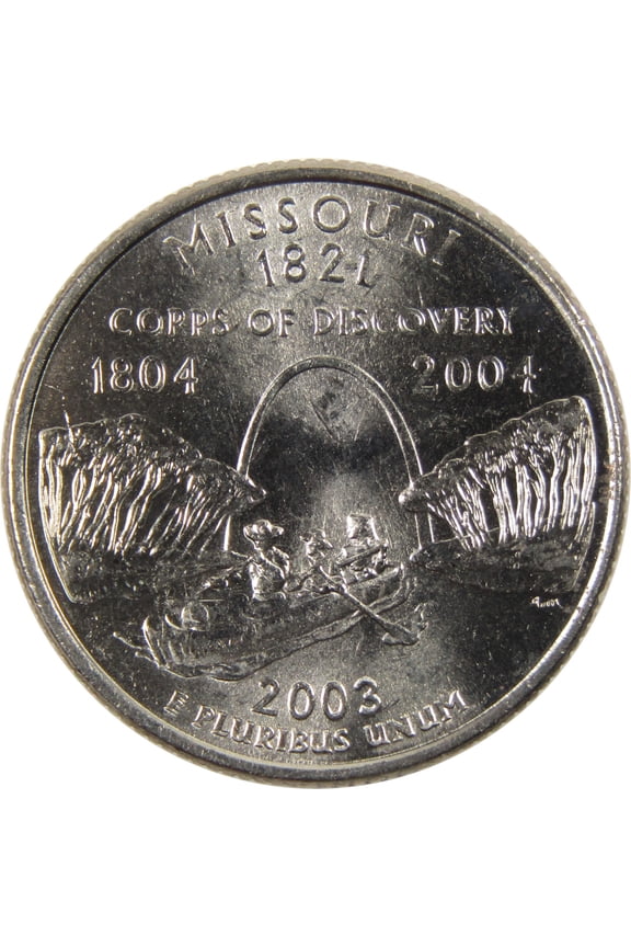 2003 D Missouri State Quarter BU Uncirculated Clad 25c Coin