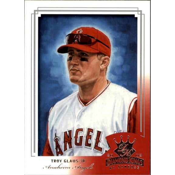 2003 Diamond Kings #3 Troy Glaus MLB Baseball Trading Card