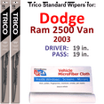 thumbnail image 1 of 2003 Dodge Ram 2500 Van Wiper Blades (Set of 2), 1 of 3