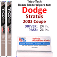 thumbnail image 1 of 2003 Dodge Stratus Beam Blade Wipers (Set of 2), 1 of 3