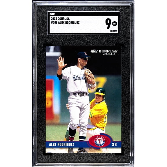 2003 Donruss #206 Alex Rodriguez SGC 9