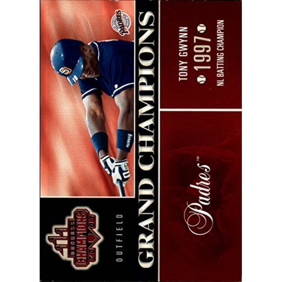 2003 Donruss Champions Grand Champions #22 Tony Gwynn MLB Baseball Trading Card