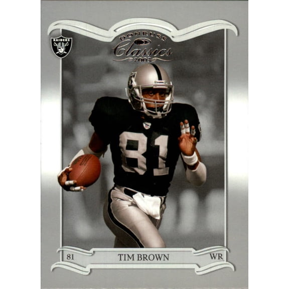 2003 Donruss Classics #72 Tim Brown NFL Football Trading Card
