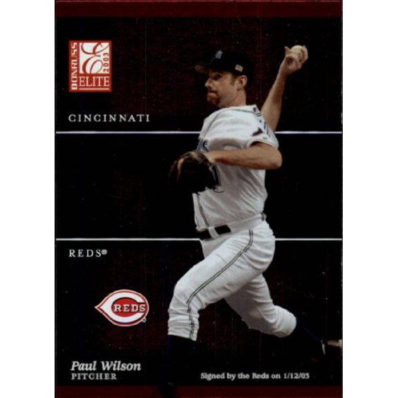 2003 Donruss Elite #69 Paul Wilson MLB Baseball Trading Card