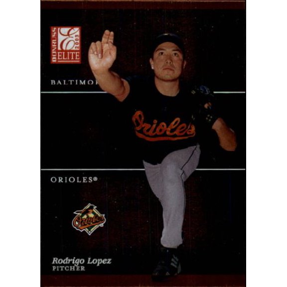 2003 Donruss Elite #9 Rodrigo Lopez MLB Baseball Trading Card
