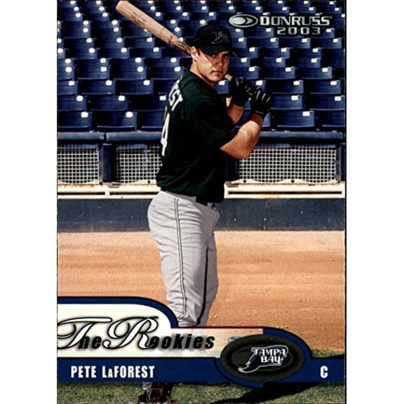 2003 Donruss Rookies #60 Pete LaForest RC MLB Baseball Trading Card