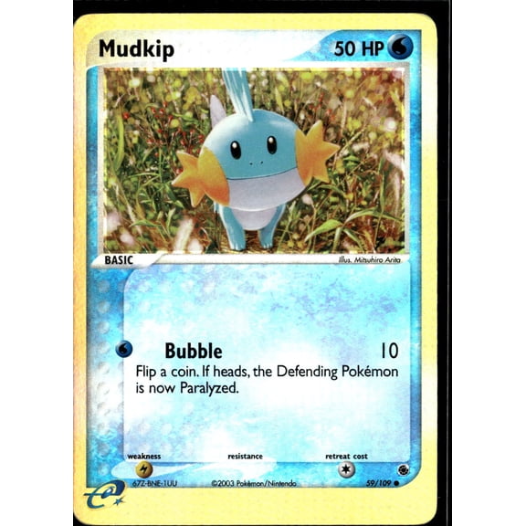 2003 EX Ruby & Sapphire Mudkip Holo #59/109