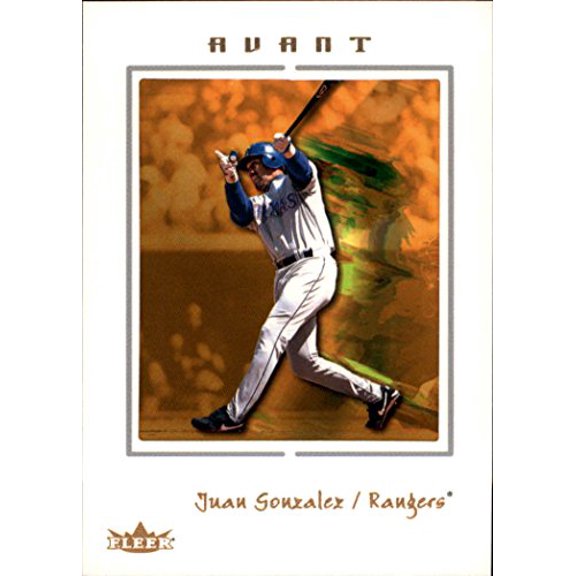 2003 Fleer Avant #51 Juan Gonzalez MLB Baseball Trading Card