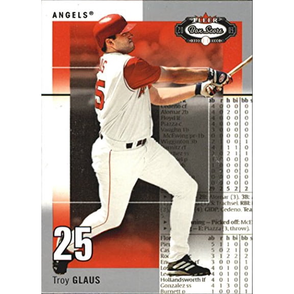 2003 Fleer Box Score #1 Troy Glaus MLB Baseball Trading Card