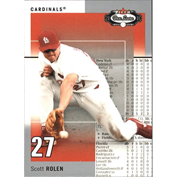 2003 Fleer Box Score #73 Scott Rolen MLB Baseball Trading Card