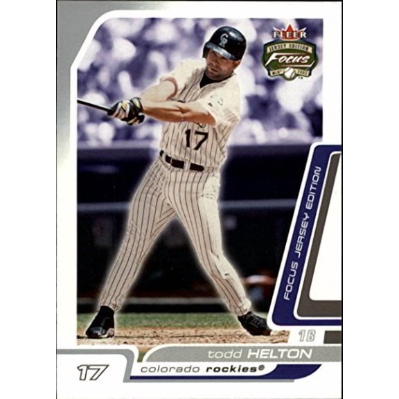 2003 Fleer Focus JE #116 Todd Helton MLB Baseball Trading Card