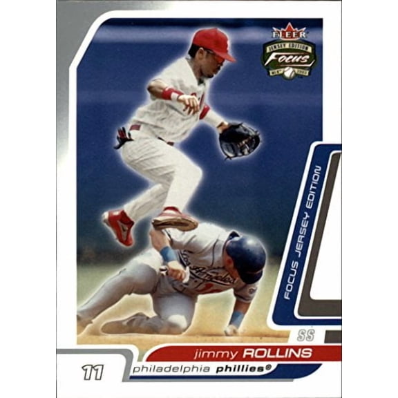 2003 Fleer Focus JE #160 Jimmy Rollins MLB Baseball Trading Card