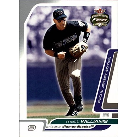 2003 Fleer Focus JE #58 Matt Williams MLB Baseball Trading Card