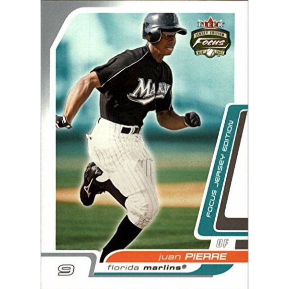 2003 Fleer Focus JE #91 Juan Pierre MLB Baseball Trading Card