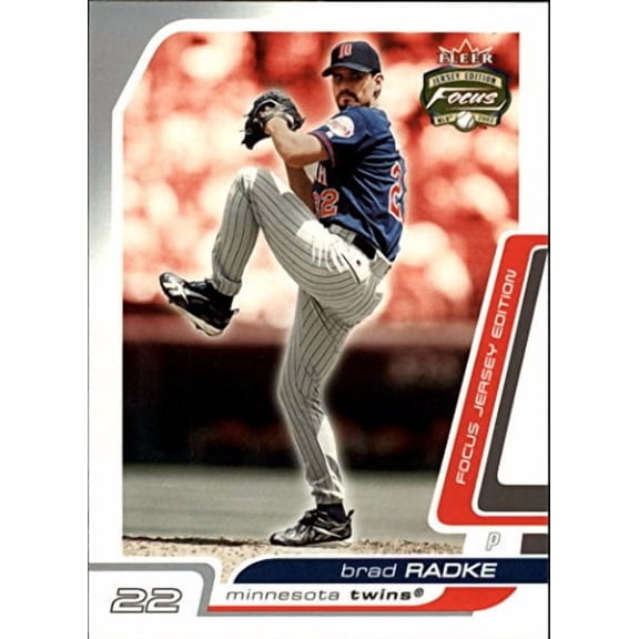 2003 Fleer Focus JE #94 Brad Radke MLB Baseball Trading Card