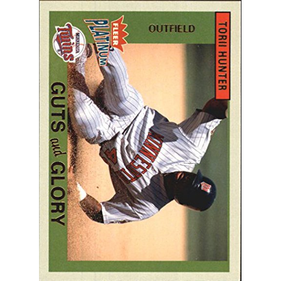 2003 Fleer Platinum Guts and Glory #11 Torii Hunter MLB Baseball Trading Card