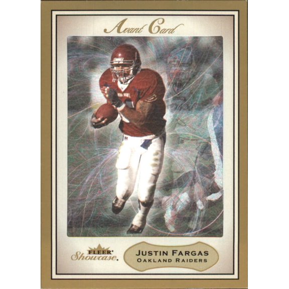 2003 Fleer Showcase #106 Justin Fargas AC RC /650 NFL Football Trading Card
