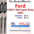 thumbnail image 1 of 2003 Ford F350 F-350 Super Duty Wiper Blades (Set of 2), 1 of 3