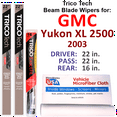 thumbnail image 1 of 2003 GMC Yukon XL 2500 Beam Blade Wipers (Set of 3) w/Rear Wiper, 1 of 3