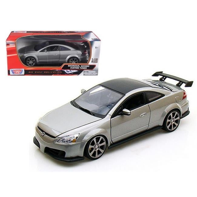 2003 Honda Accord Custom Tuner Grey 1-18 Diecast Model - Walmart.com