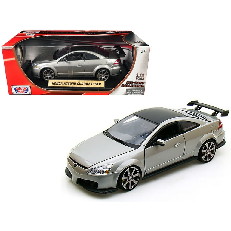 2003 Honda Accord Gray Metallic 1/18 Diecast Model Car by Motormax