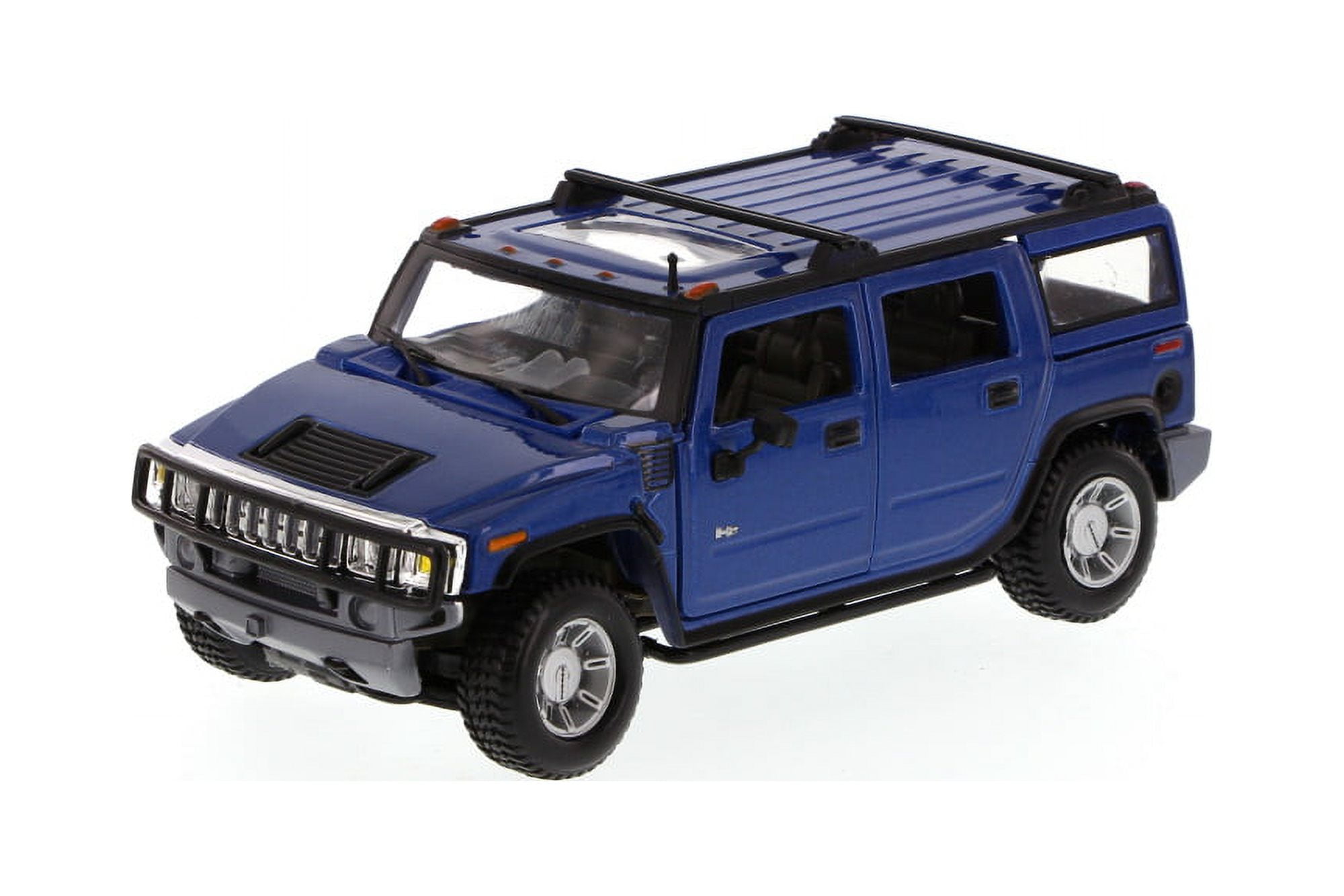 2003 Hummer H2 SUV w Sunroof Blue Maisto Special Edition 31231