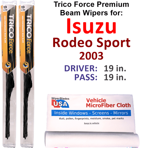 2003 Isuzu Rodeo Sport Performance Beam Wipers (Set of 2)