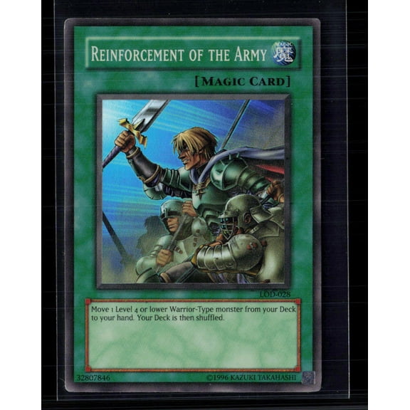 2003 Konami Yu-Gi-Oh! Legacy of Darkness Reinforcement of the Army 1st Edition