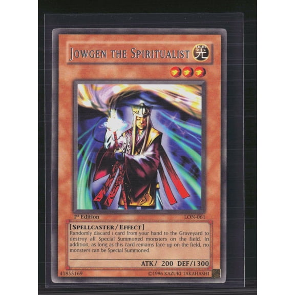 2003 Labyrinth of Nightmare Jowgen the Spiritualist 1st Edition