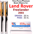thumbnail image 1 of 2003 Land Rover Freelander Performance Beam Wipers (Set of 2), 1 of 3