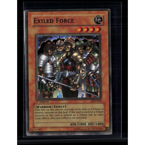 Yu-Gi-Oh! Exiled Force Legacy of Darkness LOD-023 1st Edition Lightly Played