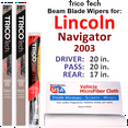 thumbnail image 1 of 2003 Lincoln Navigator Beam Blade Wipers (Set of 3) w/Rear Wiper, 1 of 3