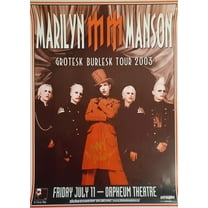2003 Marilyn Manson Concert Poster Wall Art Print in 11 x 17 Inch Poster