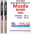 thumbnail image 1 of 2003 Mazda B2300 Beam Blade Wipers (Set of 2), 1 of 3