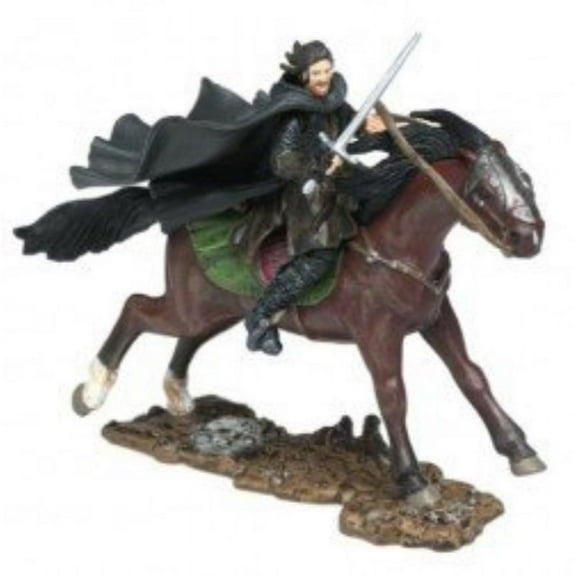 2003 - New Line / Paly Along - Lord of the Rings : Armies of Middle Earth - Aragorn on Horseback - Warriors and Battle Beasts -