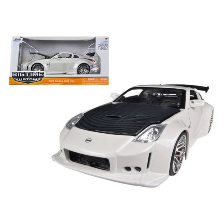 2003 Nissan 350Z White 1/24 Diecast Car Model by Jada - Walmart.com