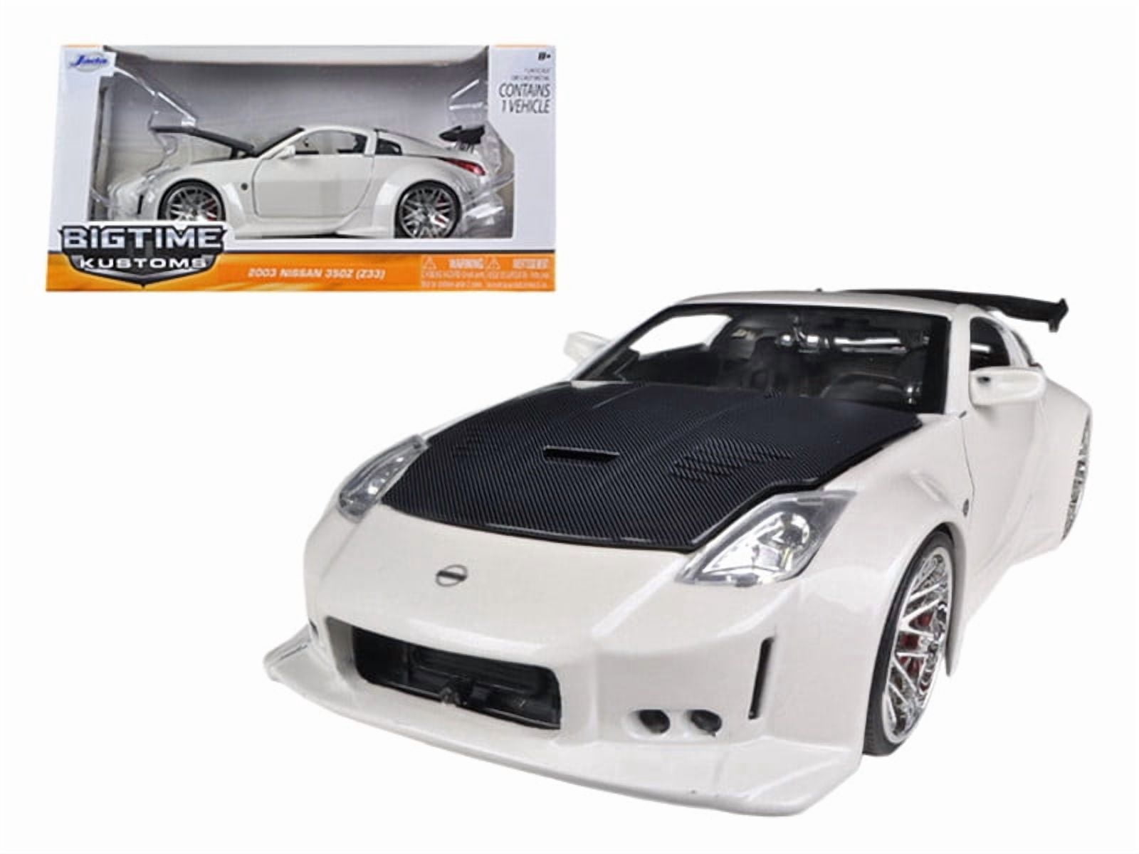 2003 Nissan 350Z White 1/24 Diecast Car Model by Jada - Walmart.com