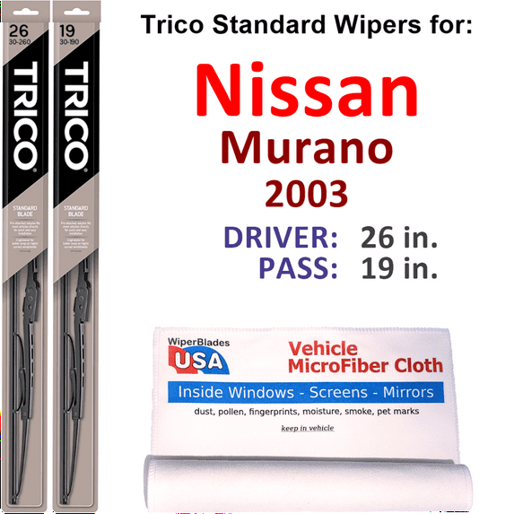 2003 Nissan Murano Wiper Blades (Set of 2)