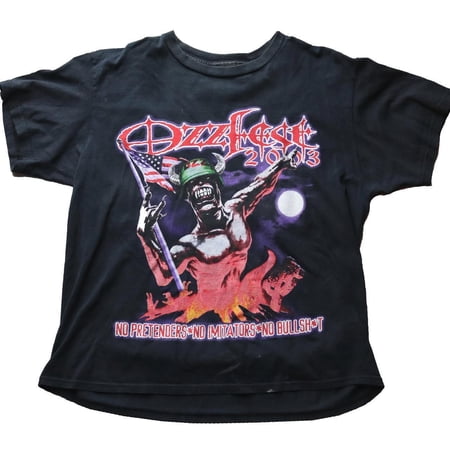 2003 Ozzfest Short Sleeve Black All Size S-5Xl Gift Shirt