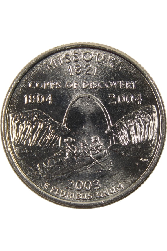 2003 P Missouri State Quarter BU Uncirculated Clad 25c Coin