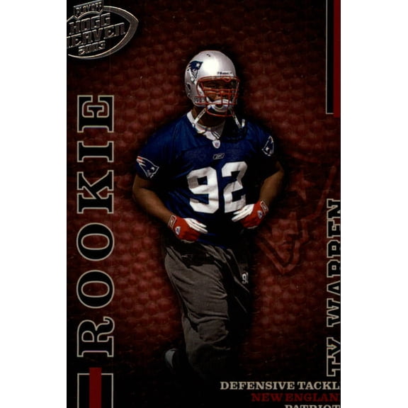 2003 Playoff Hogg Heaven #176 Ty Warren RC /1000 NFL Football Trading Card